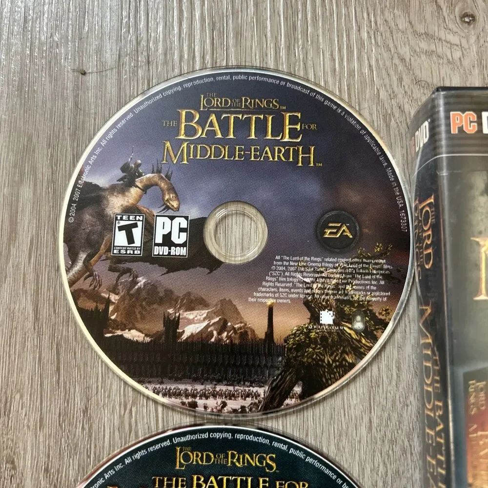 Lord of the Rings: The Battle for Middle-Earth Anthology PC Missing 1 Disc READ